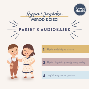Rysio i Jagódka wśród dzieci - zestaw 3 audiobajek